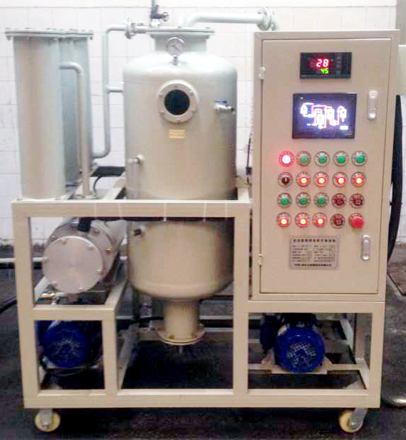 濾油機液壓系統漏油的查找和解決方法